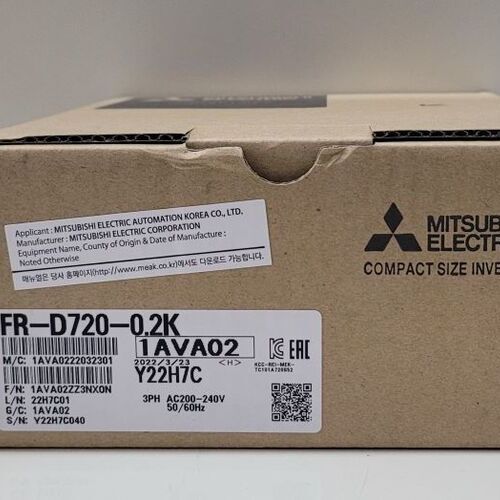 [정품    재고 3개]  인버터     FR-D720-0.2K (200W) 