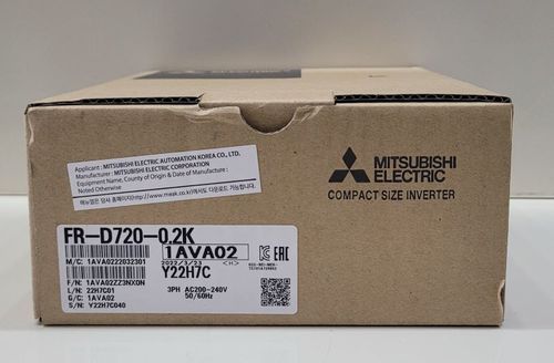 [정품    재고 3개]  인버터     FR-D720-0.2K (200W) 
